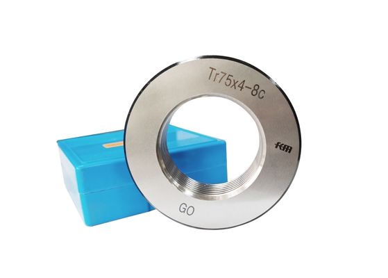 Metric TR75x4mm Trapezoidal GO Thread Ring Gauge 8c for Test External Threads Manufactured
