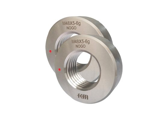 NOGO Type M48X5 Metric Thread Ring Gauge Measuring Instruments with Calibration Certificate