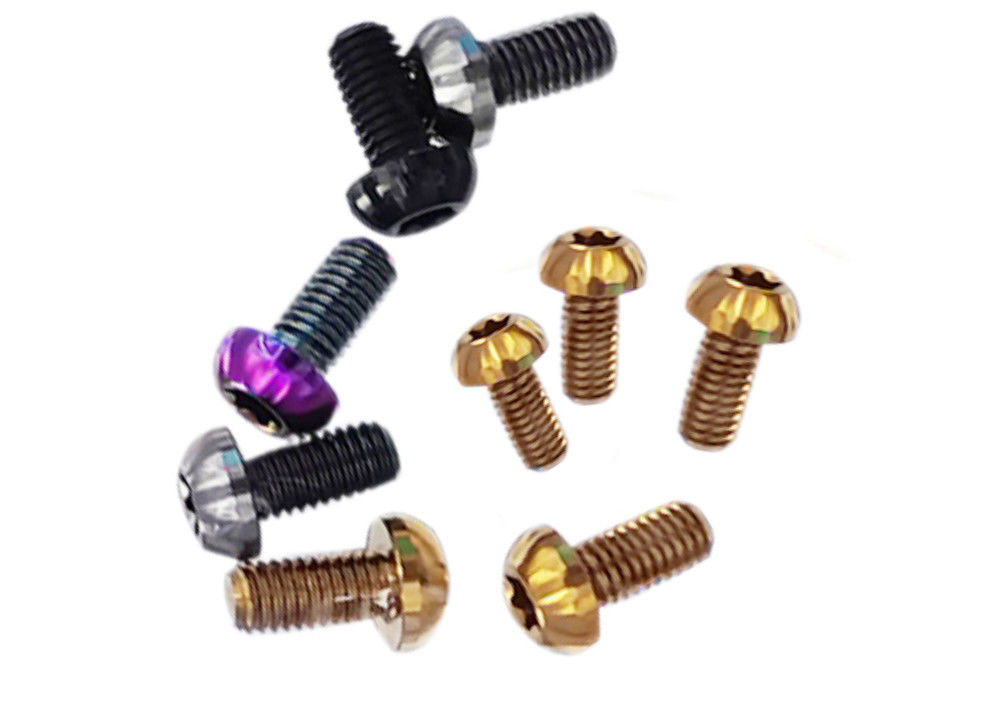 Titanium Alloy Screw Motorcycle Brake Disc Screw with Customized Colorful Anodized