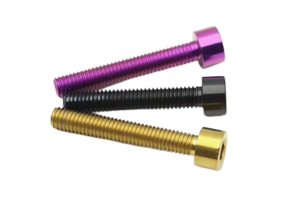 Anodizing Color Hexagon Socket Head Screws For Racing And Motorcycle