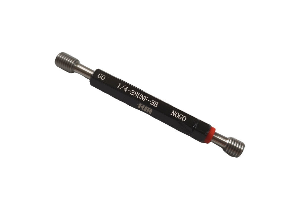Go/No Go 1/4-28 UNF-3B Thread Plug Gauge with High Precision