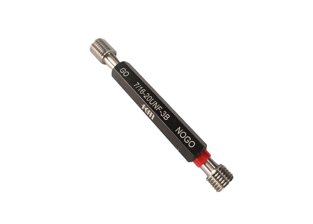 Customized Measuring Tools 7/16-20 UNF-3B Thread Plug Gauge for Checking Threaded with Standard Thread Gauges
