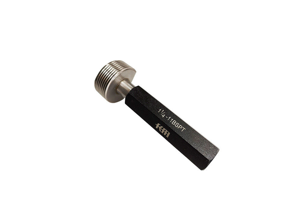1" 1/4-11 BSPT Thread Plug Gauge for Measuring Tapered Pipe Threads in British Standard
