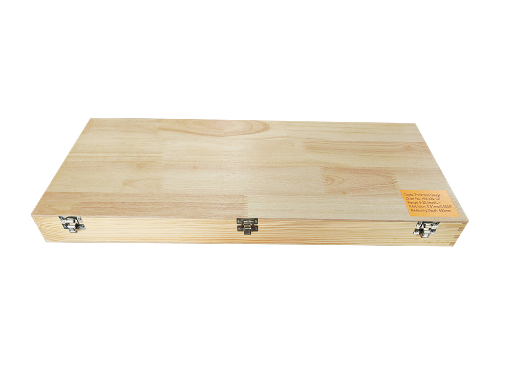 Customized 0-25.4mm/0-1″ Digital Thickness Gauge for Pipe Thickness Measurement With 500mm Measuring Depth