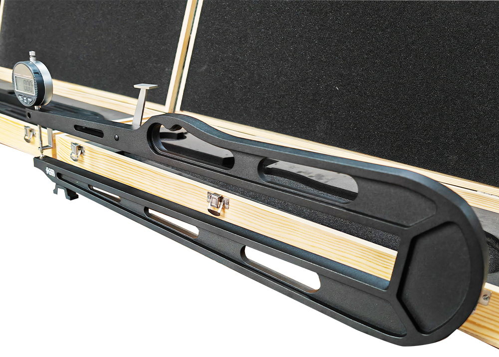 Customized 0-25.4mm/0-1″ Digital Thickness Gauge for Pipe Thickness Measurement With 500mm Measuring Depth