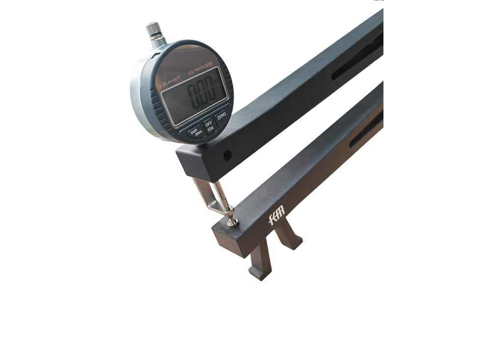 0-25.4mm/0-1" Digital Thickness Gauge for Paper / Film / Leather Measurement With 700mm Measuring Depth