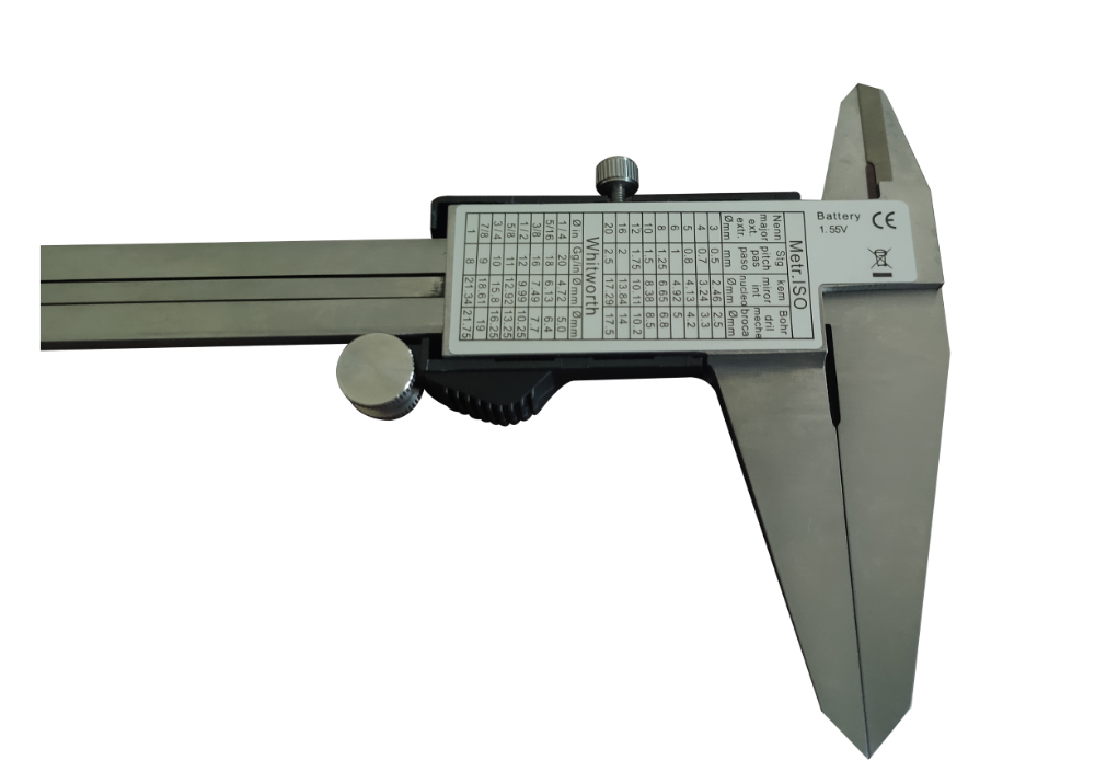 0-300mm/0-12" Stainless Steel Digital Vernier Caliper with Large LCD for Easy Reading