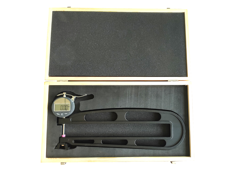 Customized Digital Thickness Gauge With 0-25.4mm/0-1'' Measuring Range With 300mm Measuring Depth