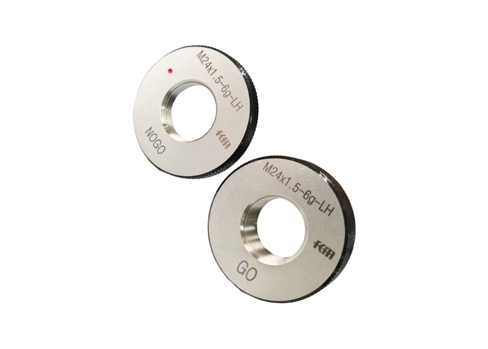 Left Hand M24X1.5 Metric Thread Ring Gauge with 6g Accuracy for Accurate Thread Checking