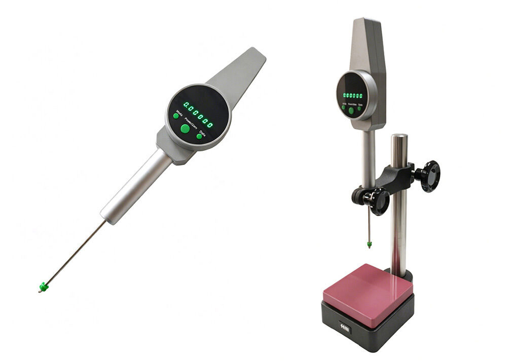 0-100mmx0.0001mm Ceramic Stand Digital Height Gauge with Built-in Bluetooth Wireless Data Output Function Precision Metrology Tool